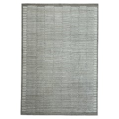 10x14 Ft Handmade Moroccan style Rug. 100% Wool. Modern Beni Ourain Carpet