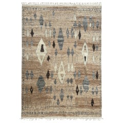 10x14 Ft Handmade Moroccan style Rug. All Natural Wool. Custom Options Available