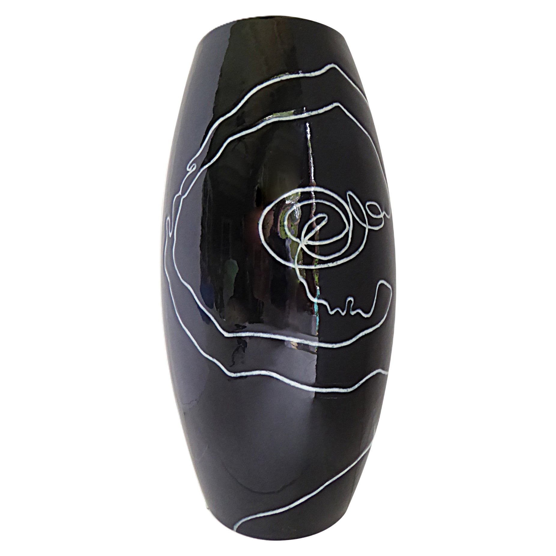 Finn Modern Pro Arte Series Ceramic Vase by Pauli Vuorisalo, Arabia, Finland