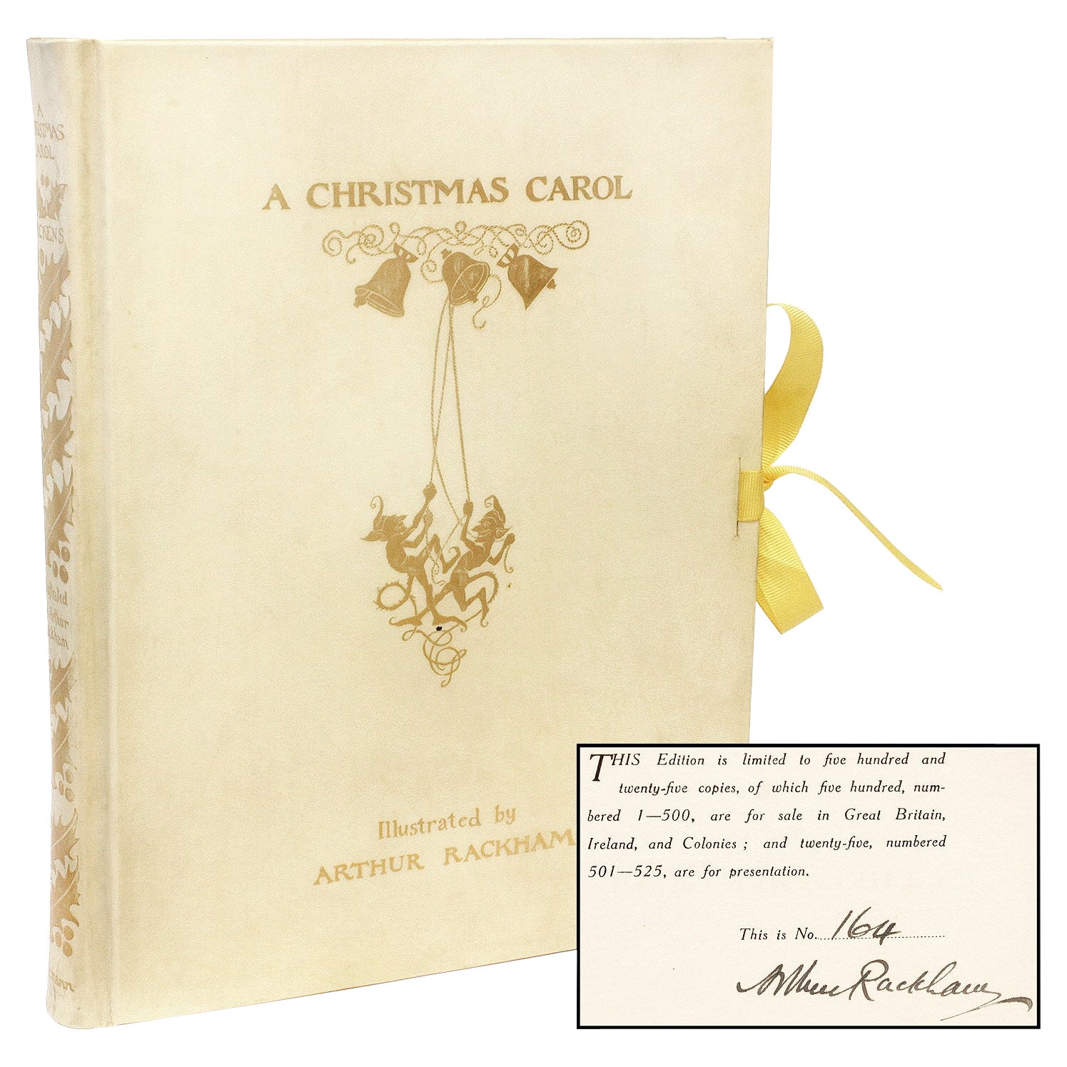 DICKENS, Charles (Arthur Rackham). A Christmas Carol. LIMITED SIGNED EDITION
