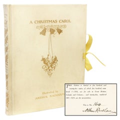 DICKENS, Charles (Arthur Rackham). A Christmas Carol. LIMITED SIGNED EDITION