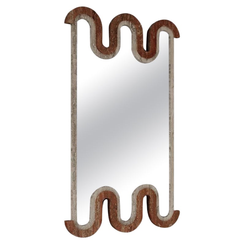 EBRU 2 Tone mirror For Sale