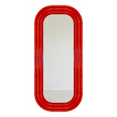 Ceramic Mirror ELO 80x180 RED by Pani Jurek