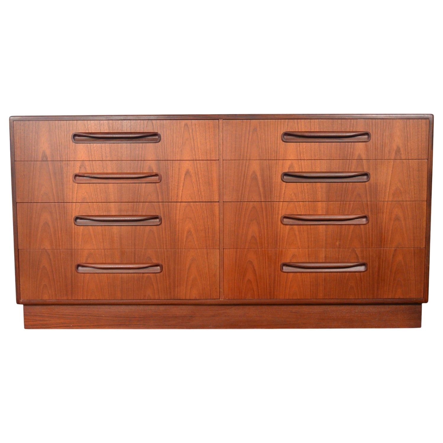 G Plan Fresco Eight Drawer Double Dresser in Teak