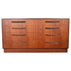 G Plan Fresco Eight Drawer Double Dresser in Teak