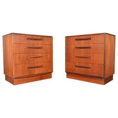 Pair of G Plan Fresco Teak Gentlemens Chests in Teak