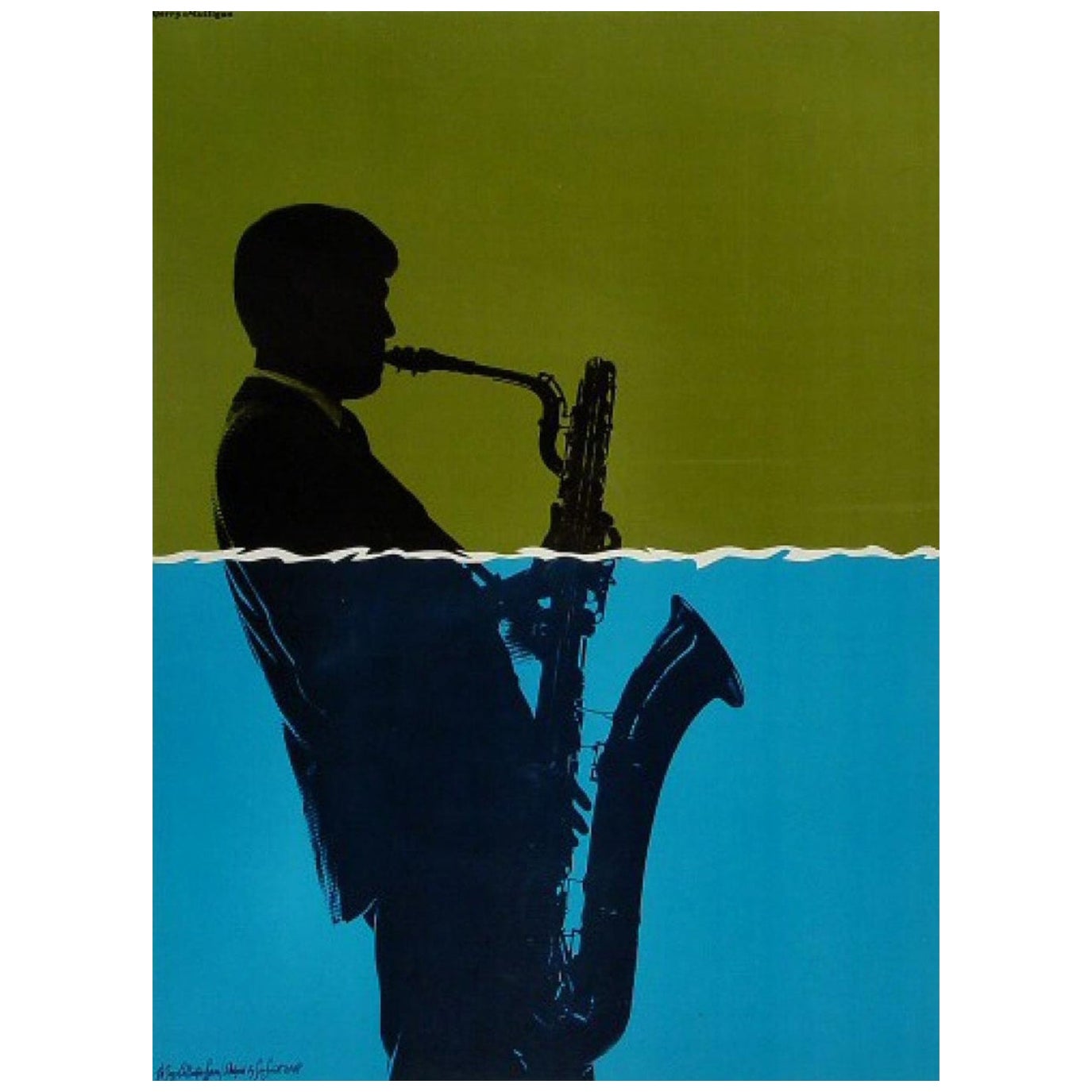 1967 Gerry Mulligan - Sam Smidt Poster originale d'epoca in vendita