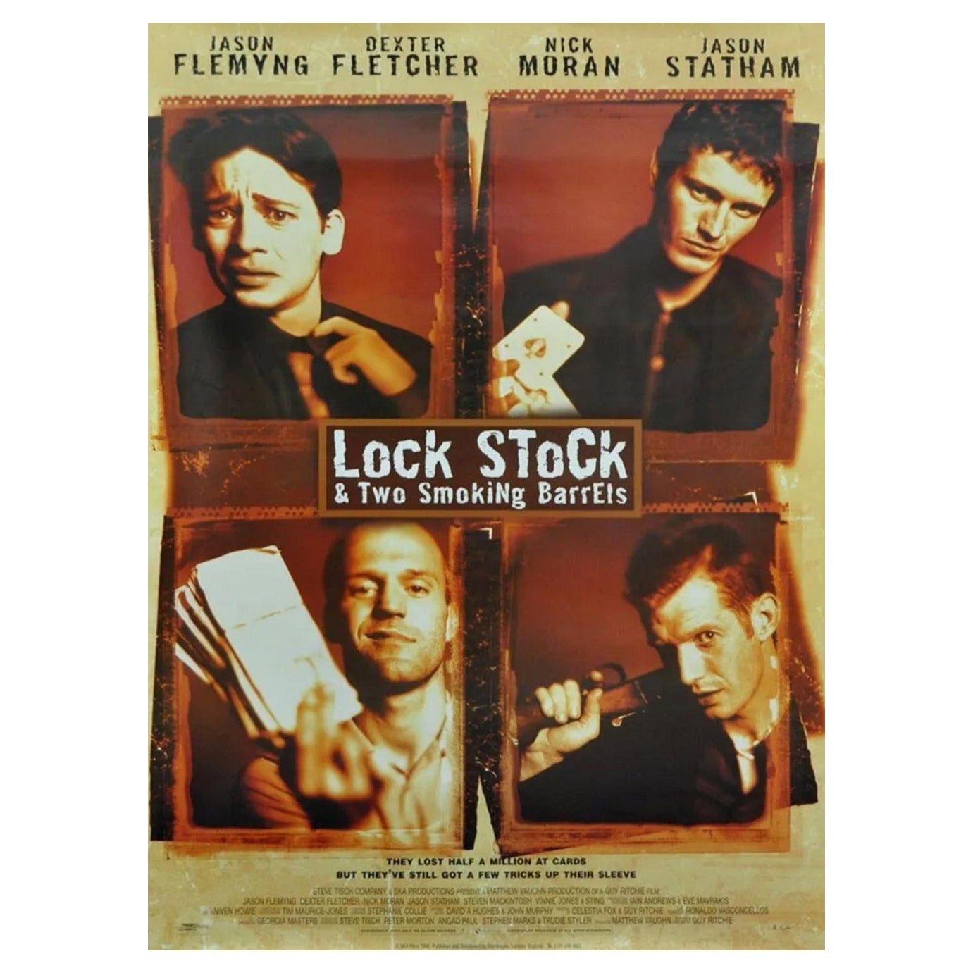 1998 Lock, Stock and Two Smoking Barrels Poster originale d'epoca in vendita