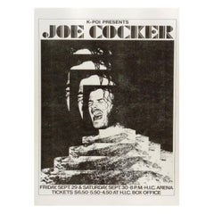 1976 Joe Cocker - Hawaii Original Vintage Poster