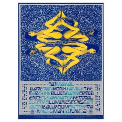 1968 Taj Mahal - Avalon Ballroom Original Vintage Poster