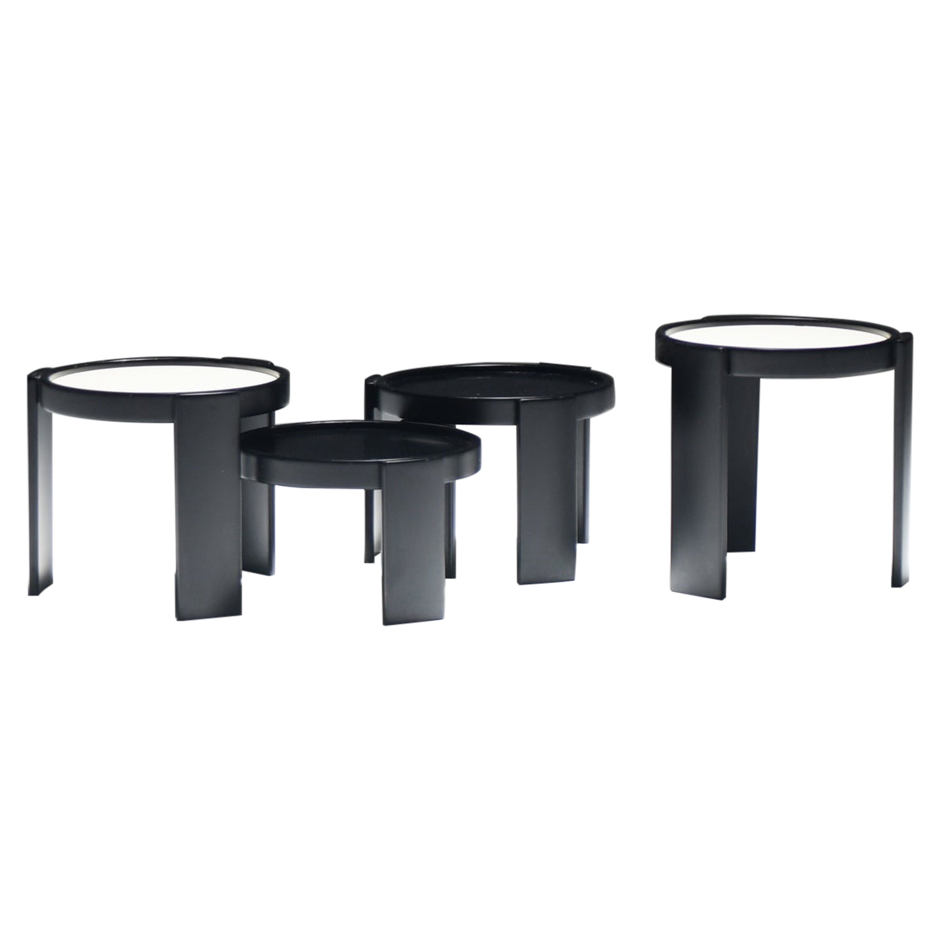 Limited Edition '780 Nesting Tables' by Gianfranco Frattini for Cassina Italy