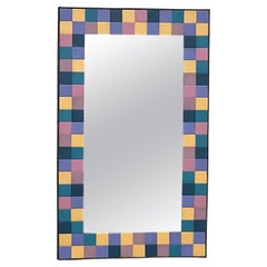 Vintage Tiles Mosaic Mirror - Handcrafted by Joseph Malekan