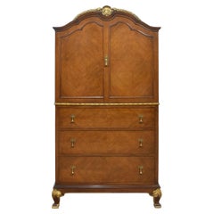 Walnut figured cabinet