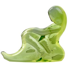 Important Ermanno Nason for Cenedese Female Italian Murano Glass Sculpture