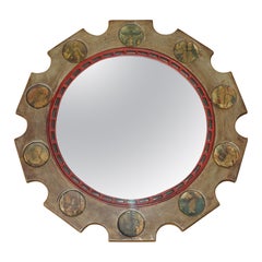 ORIGINAL HiGHLY COLLECTABLE VINTAGE ITALIAN RELIGIOUS JESUS BUTLERS WALL MIRROR