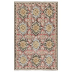 Rug & Kilim’s Aubusson Style Flatweave with Medallions and Floral Patterns