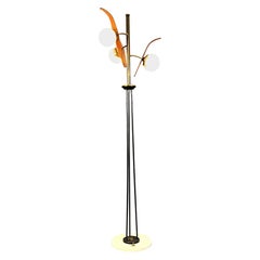 Mid century italian floor lamp attr. to Stilnovo, 1950s