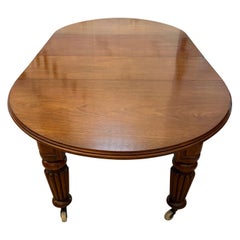 Large 12 Seater Outstanding Quality Antique Mahogany Extending Dining Table