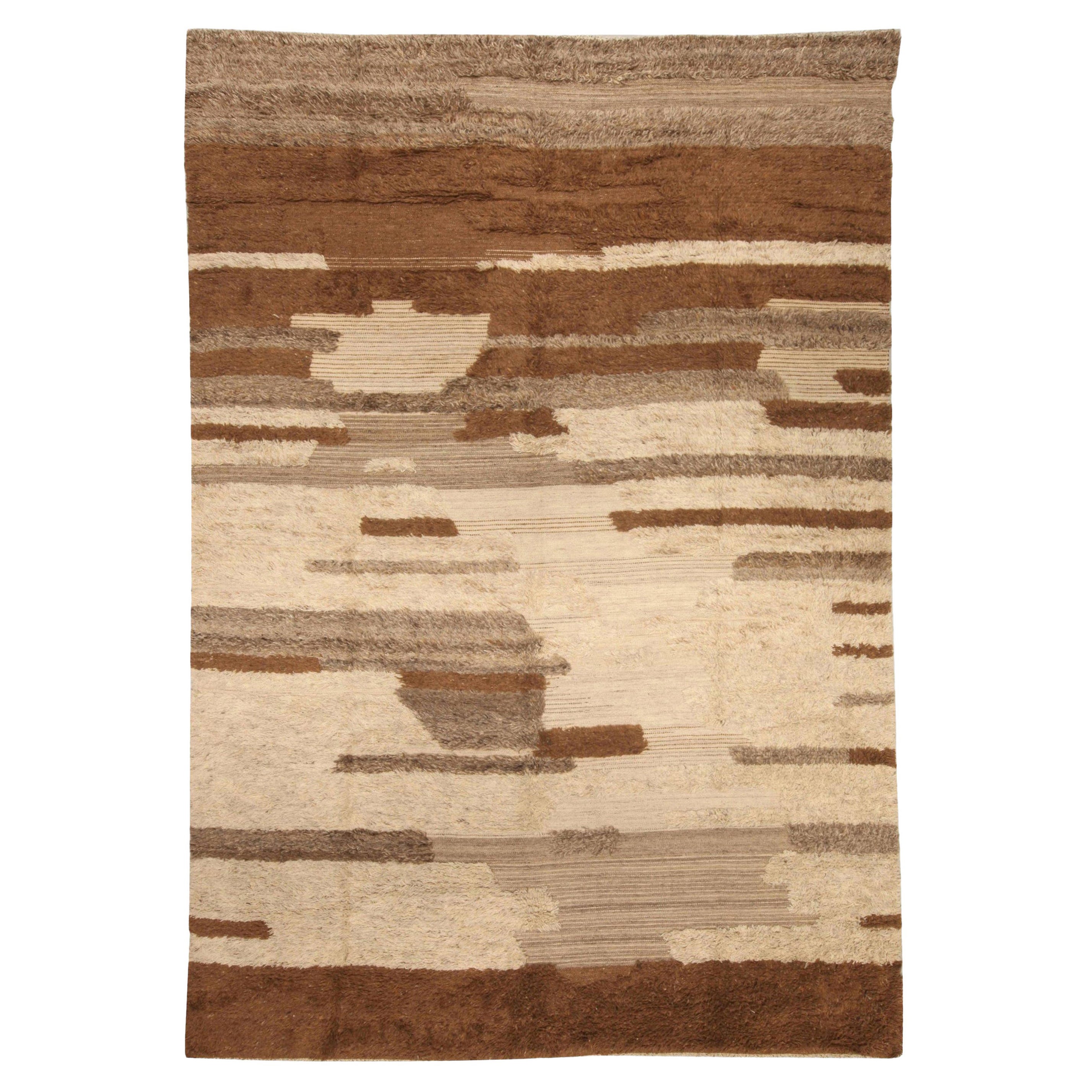 Contemporary Tribal Tulu Nadu Style Handmade Rug by Doris Leslie Blau