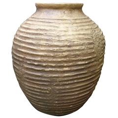 Large Faux Terracotta Grecian Style Urn 1
