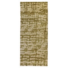 Abstract Green Element Hand-knotted in Silk by Doris Leslie Blau