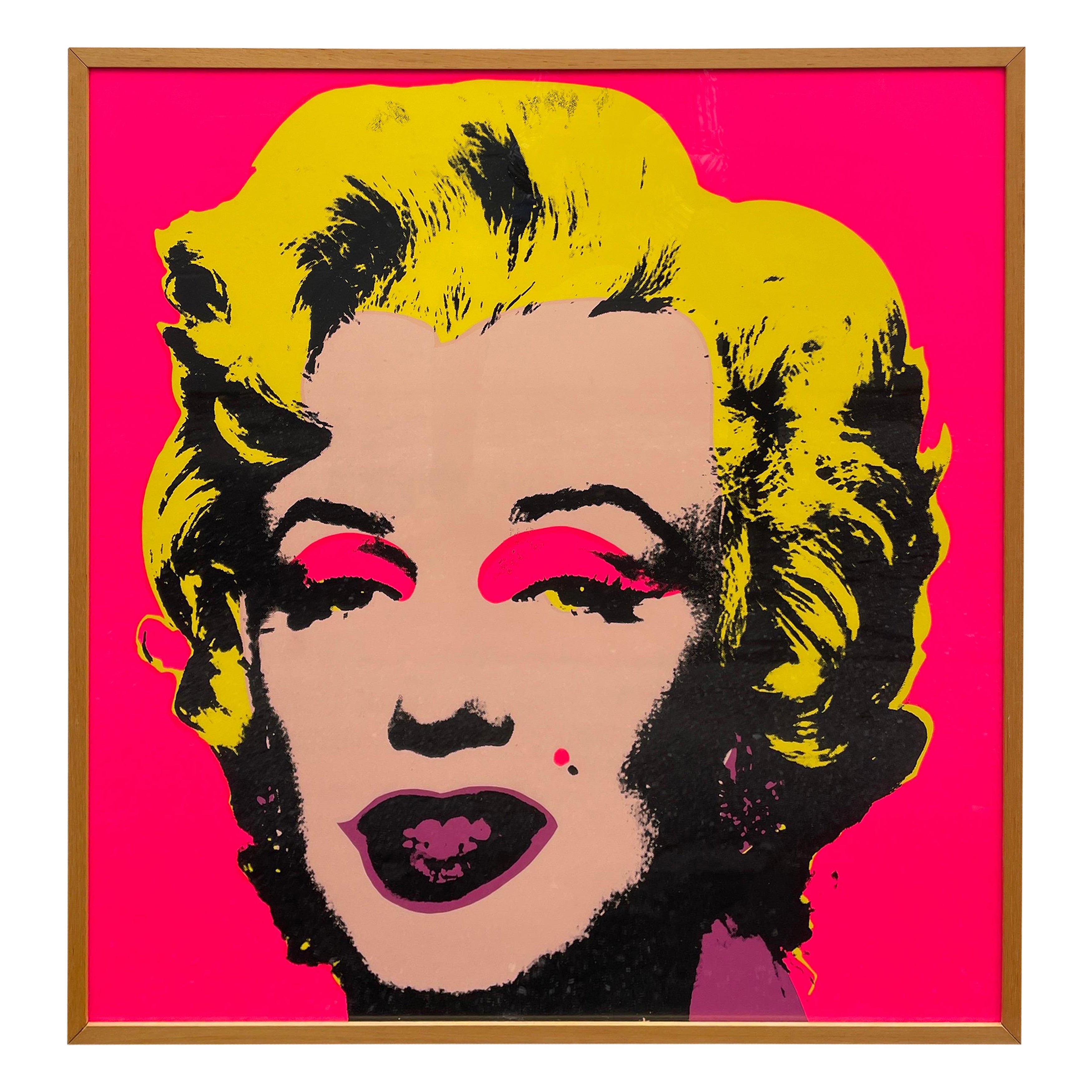 Iconic Marilyn by Andy Warhol
