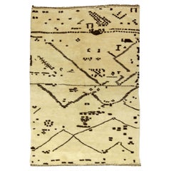 Contemporary Tribal Design Moroccan Style Handmade Wool Rug by Doris Leslie Blau