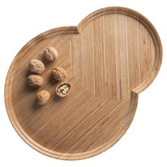 Tray in Hand-Layered Birch Wood — Otto Collection, Made in Italy ** IN STOCK **
