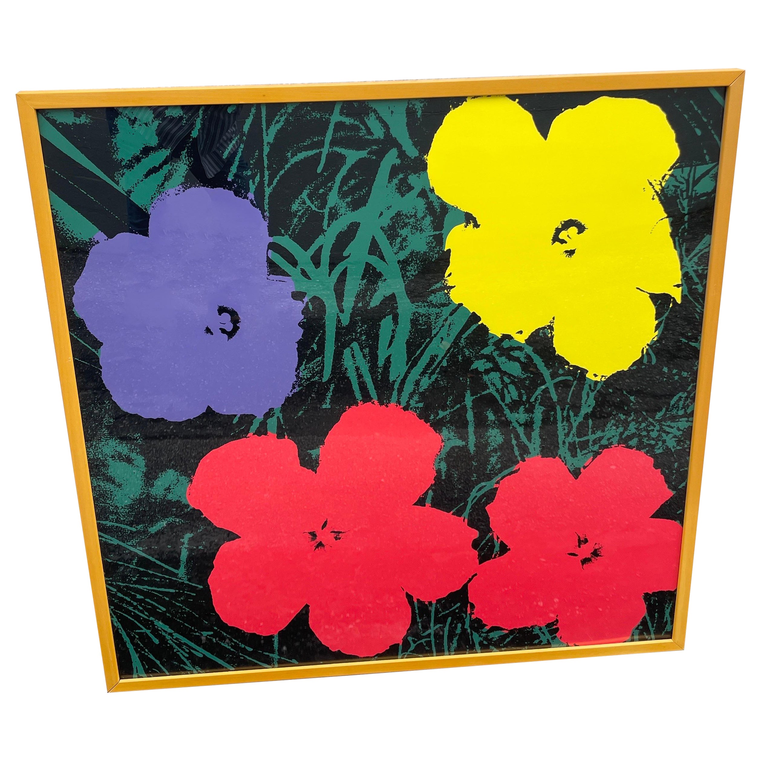 Iconic Flowers by Andy Warhol For Sale