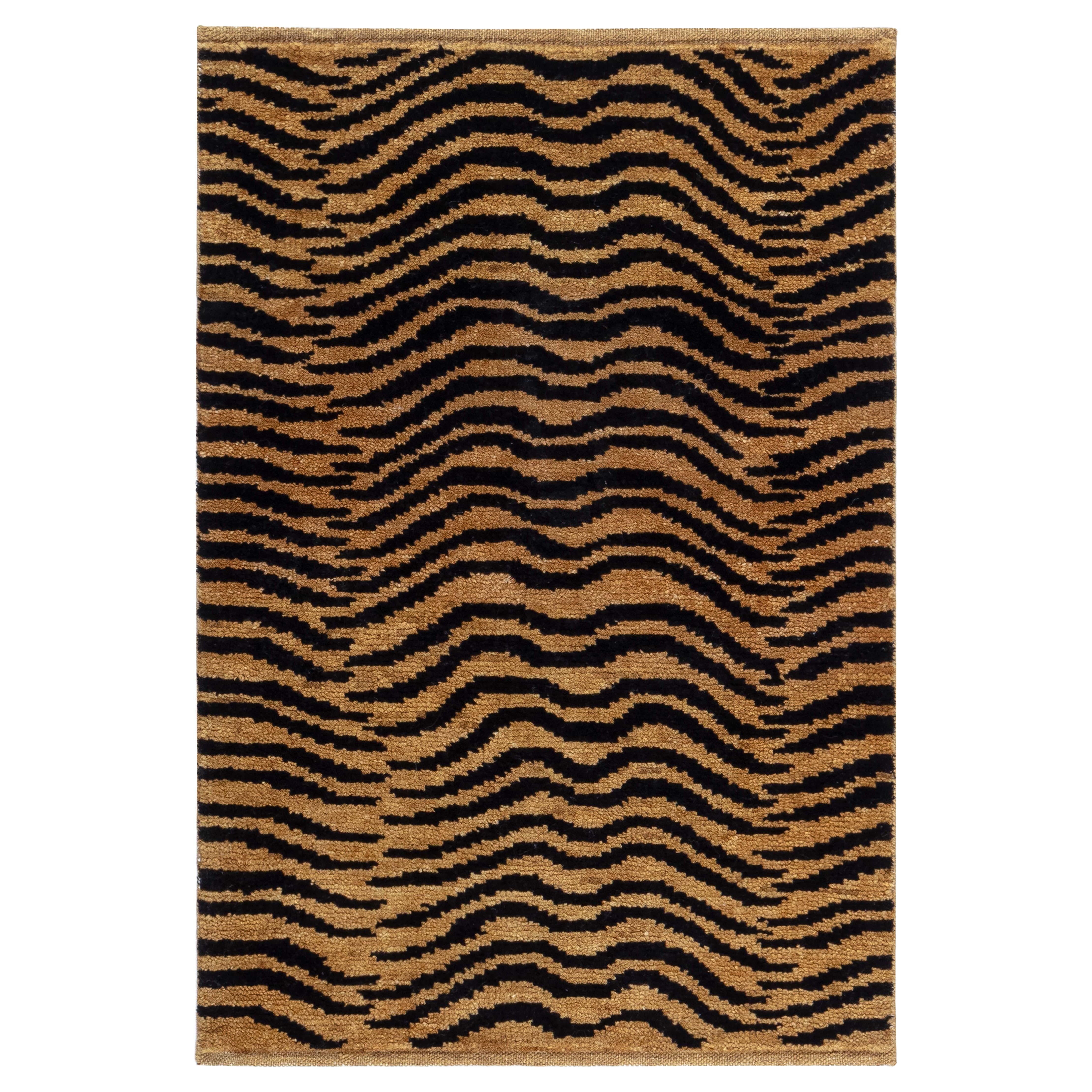 Alfombra Tigre Moderna de Doris Leslie Blau en venta