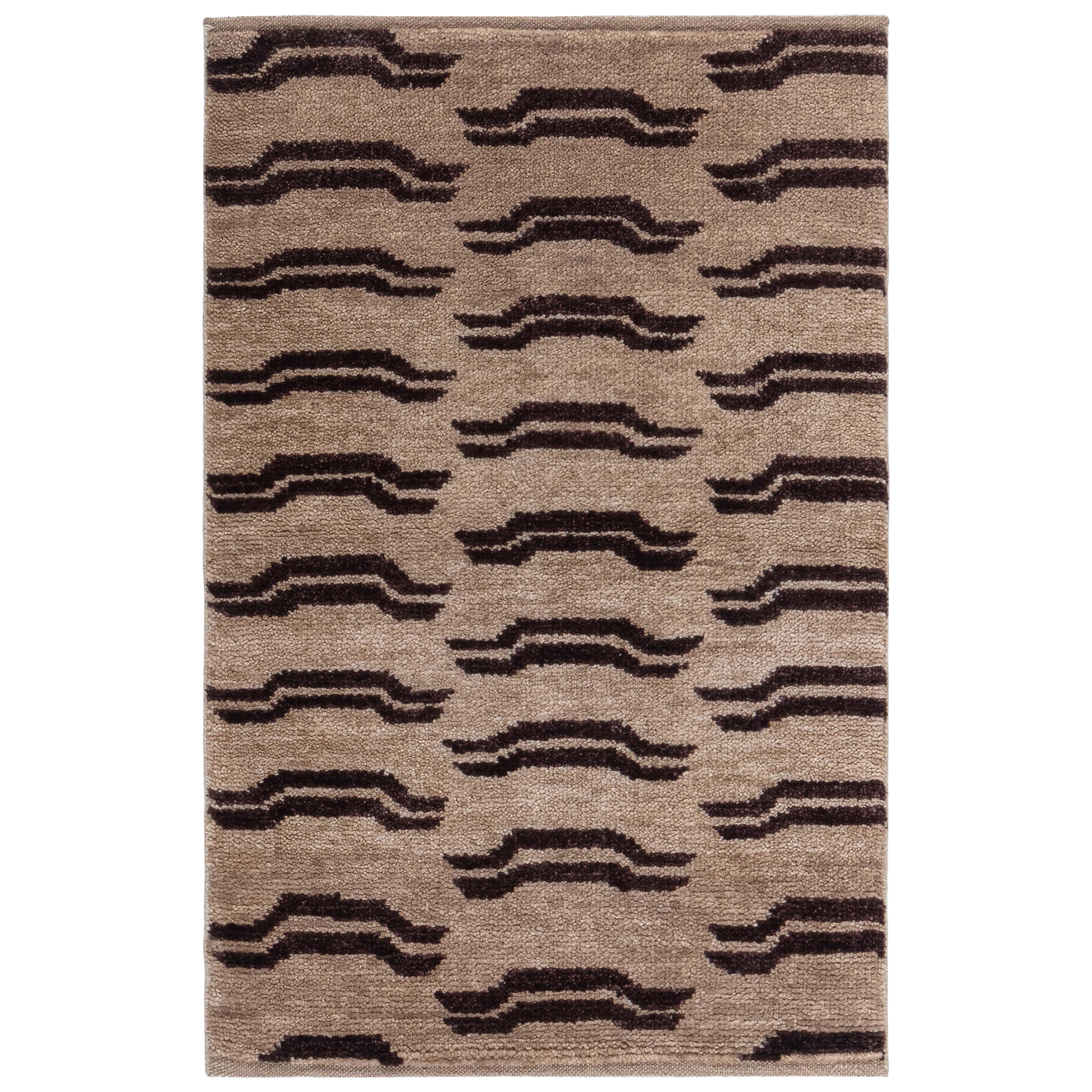 Alfombra Tigre Moderna de Doris Leslie Blau en venta
