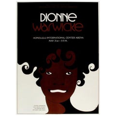 1973 Dionne Warwick - Honolulu Original Vintage Poster