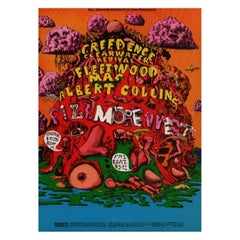 1969 Creedence Clearwater Revival & Fleetwood Mac - Fillmore West Poster