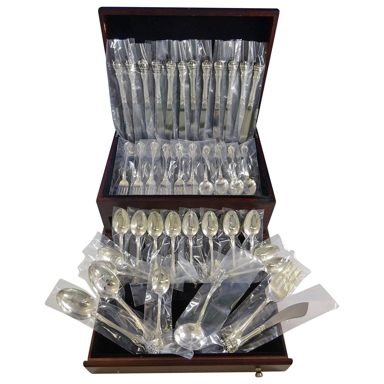 Old Master by Towle Sterling Silver Flatware Set for 12 Service of 66 Pieces New
