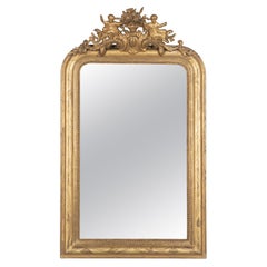 19th Century French Louis Philippe Style Gilded Mirror