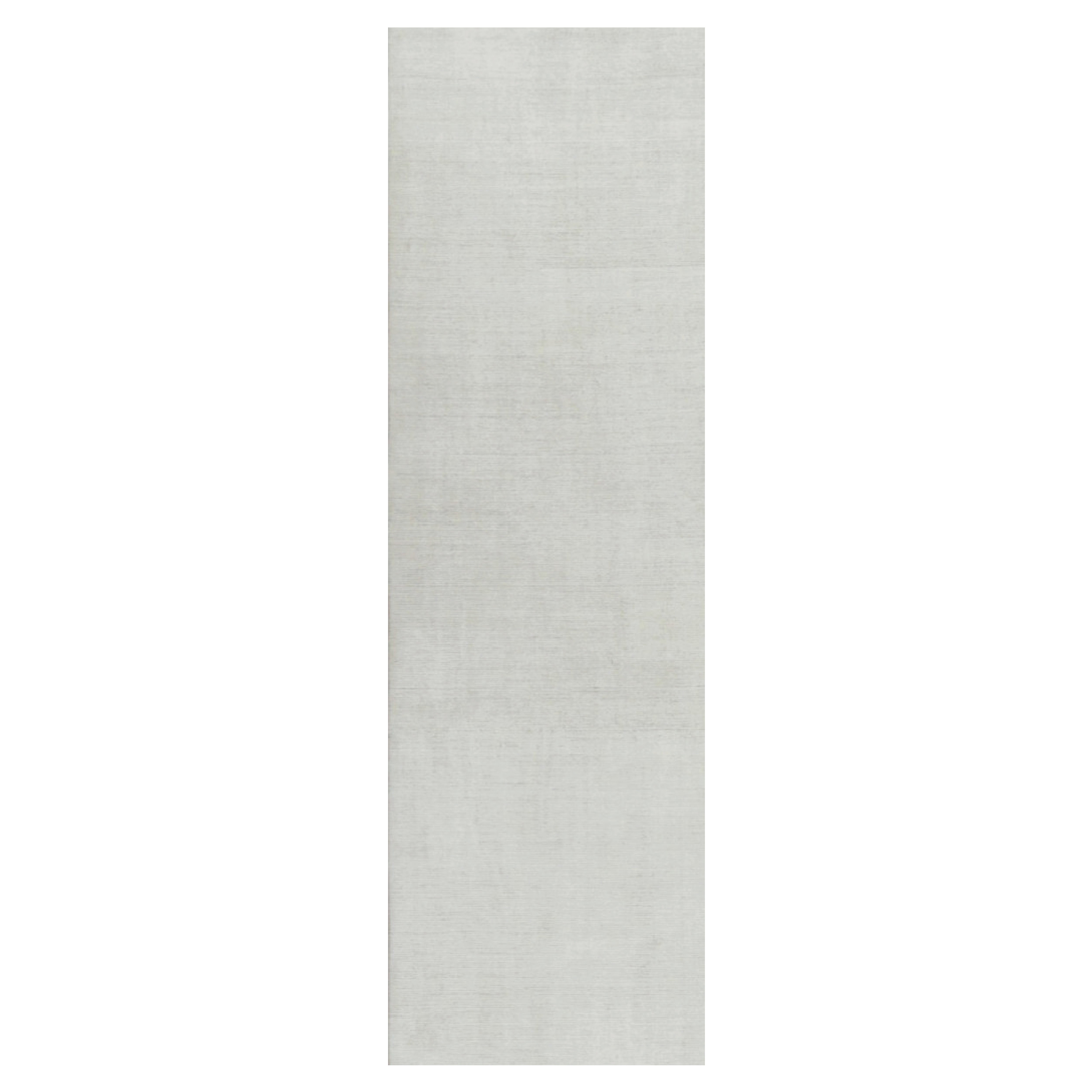 Rug & Kilim’s Oversized Textural Rug in White Tones and Striae