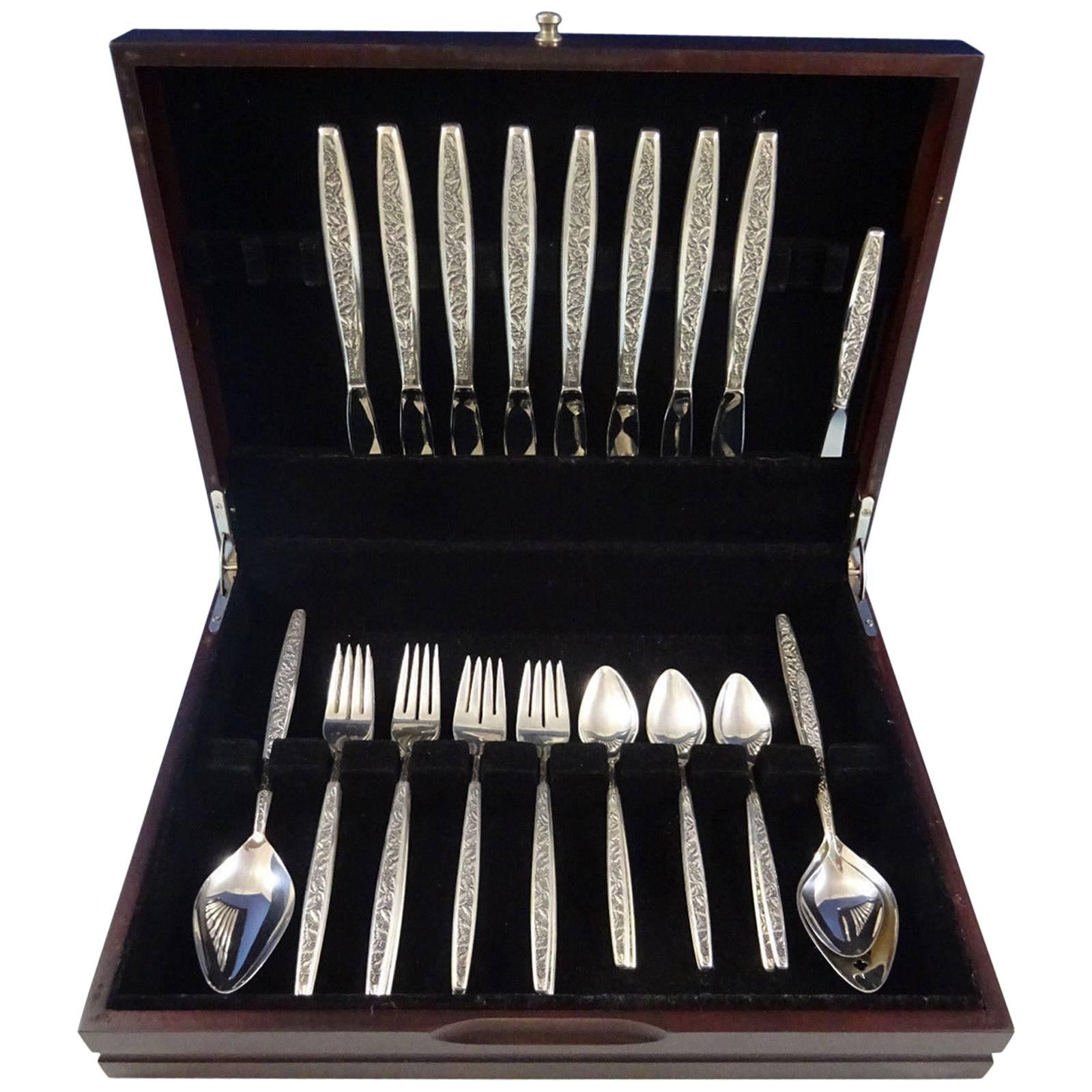 Valencia by International Sterling Silver Flatware Service for 8 Set 36 Pieces