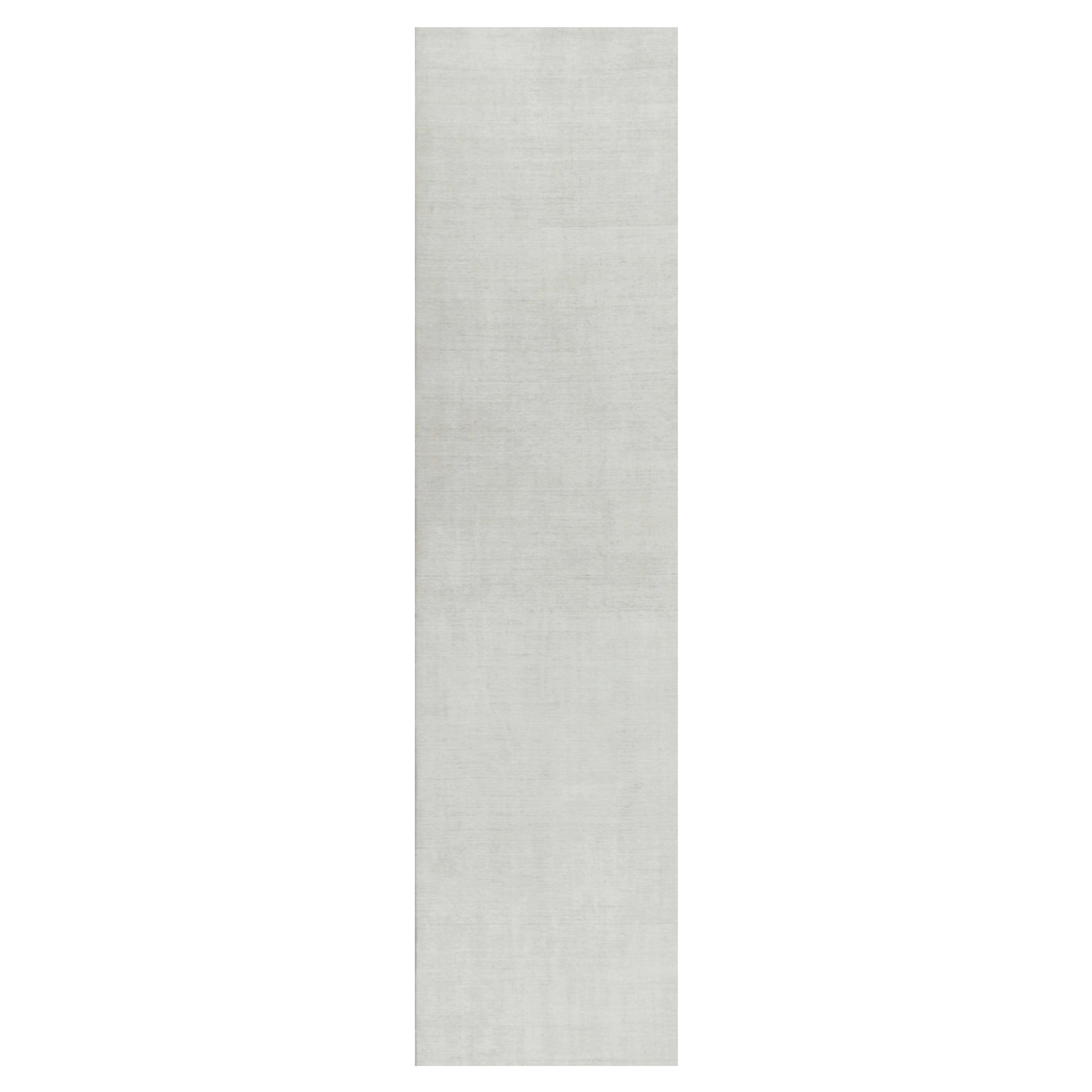 Rug & Kilim’s Oversized Textural Rug in White Tones and Striae