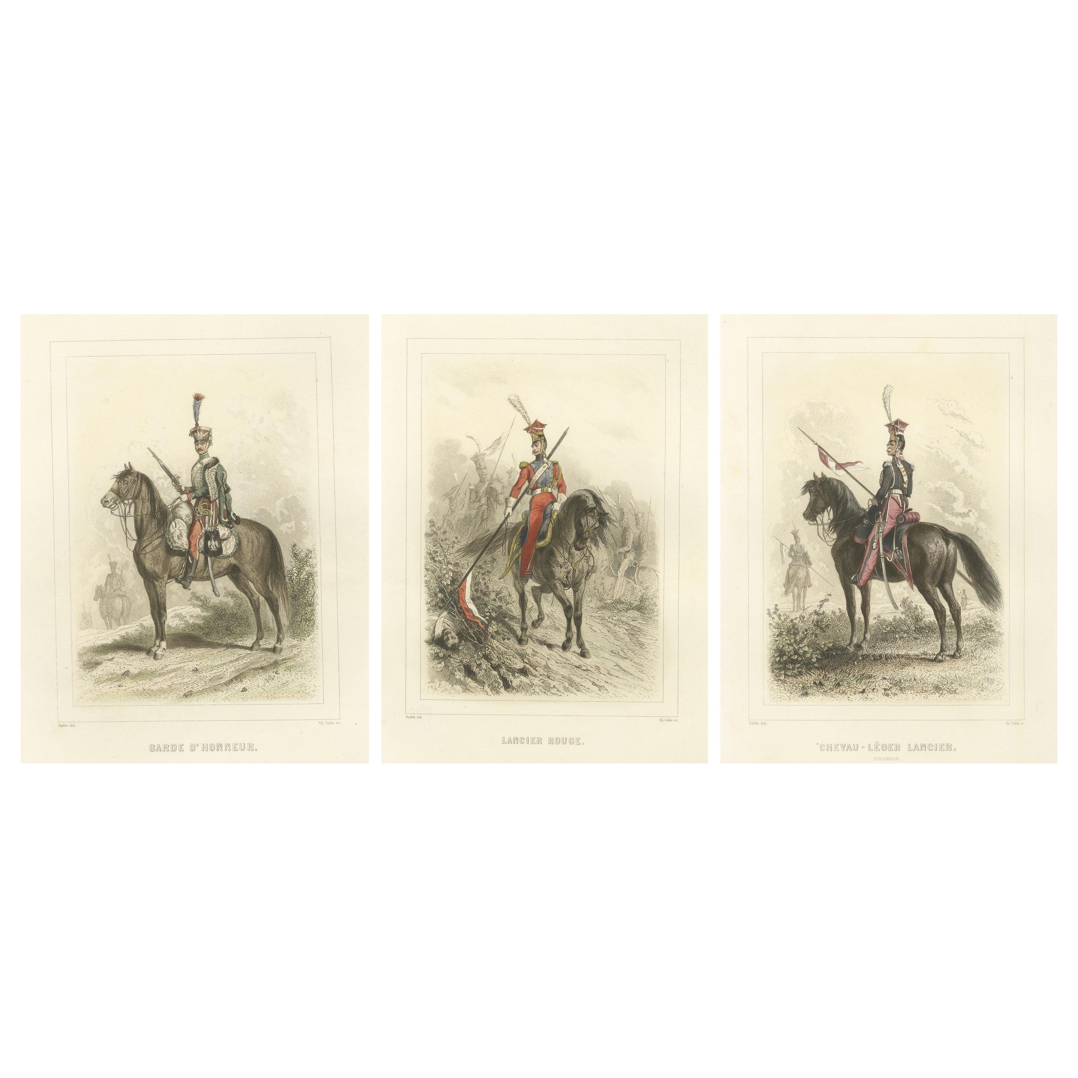Napoleonic Cavalry Uniforms – Honor Guard, Dutch and Polish Lancers, 1859