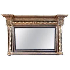 19th Century Giltwood Overmantel Mirror