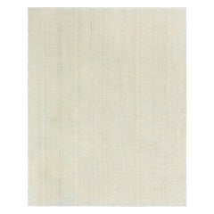 Contemporary Very Light Green Flat Weave Rug von Doris Leslie Blau