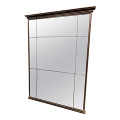 Kaminsims-Spiegel aus lackiertem Holz mit separatem Glas, Italien