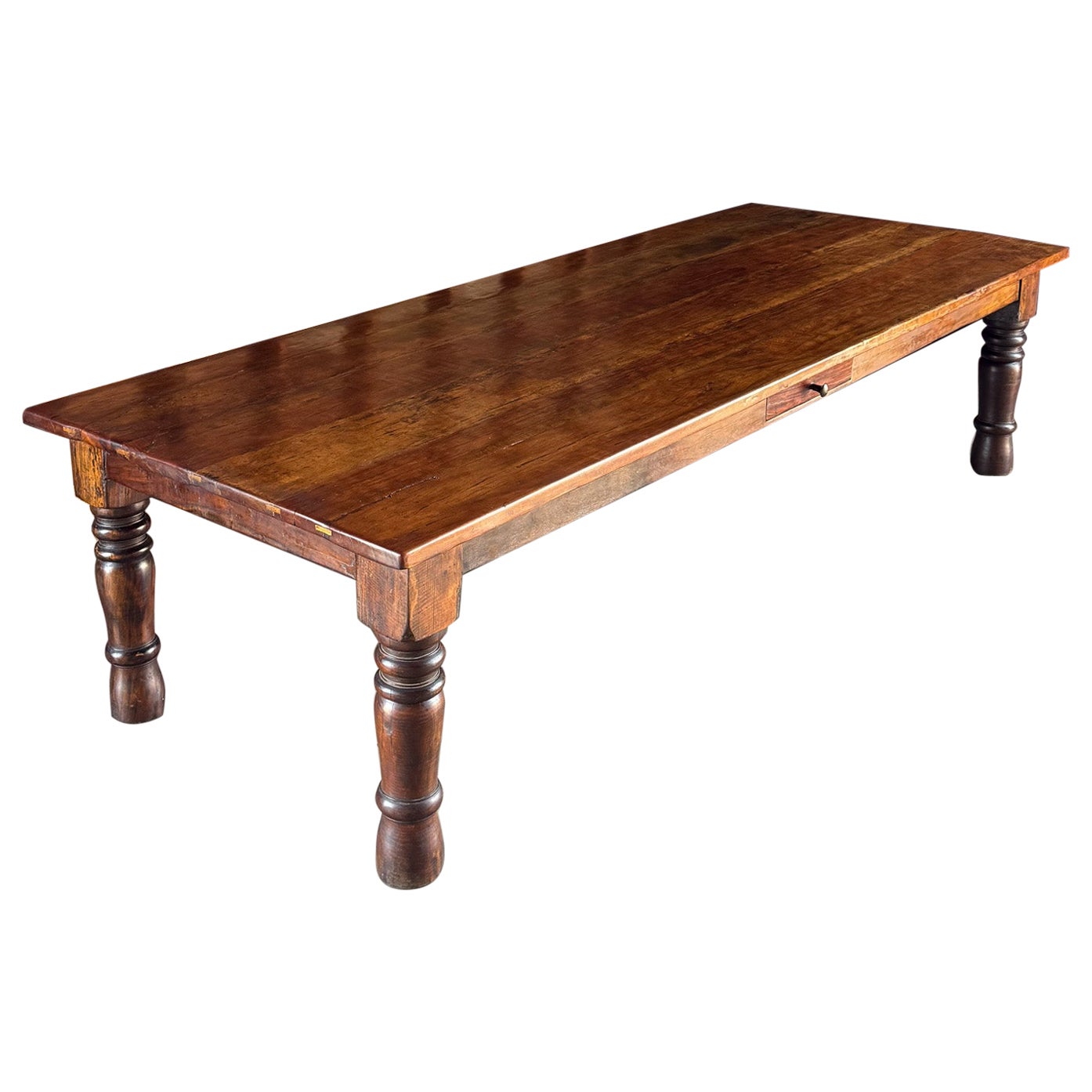 Primitive Farmhouse Dining Table in vendita