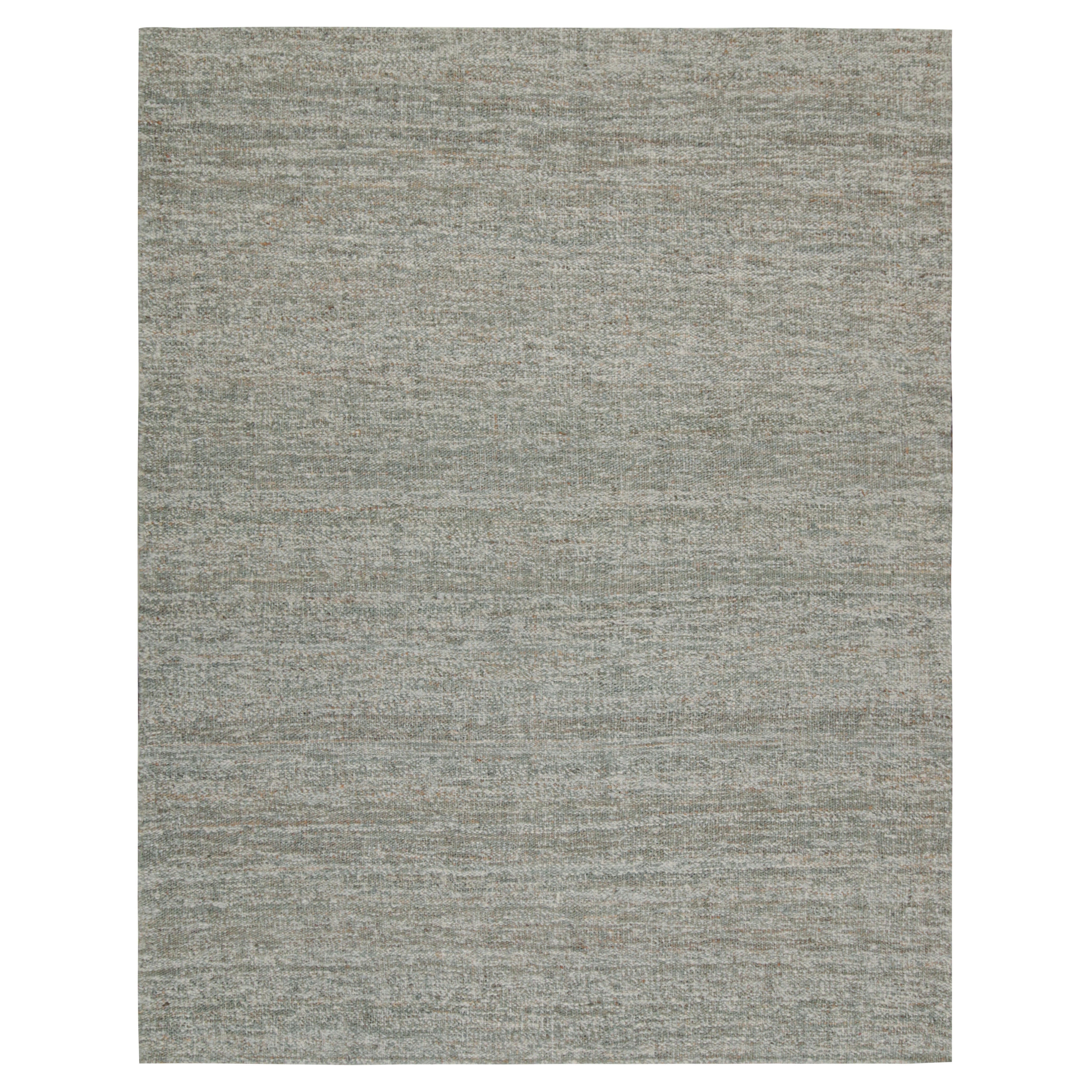 Rug & Kilim’s Contemporary Jute Kilim in Tones of Gray