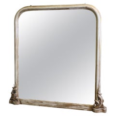 Very Large Victorian Overmantel Mirror