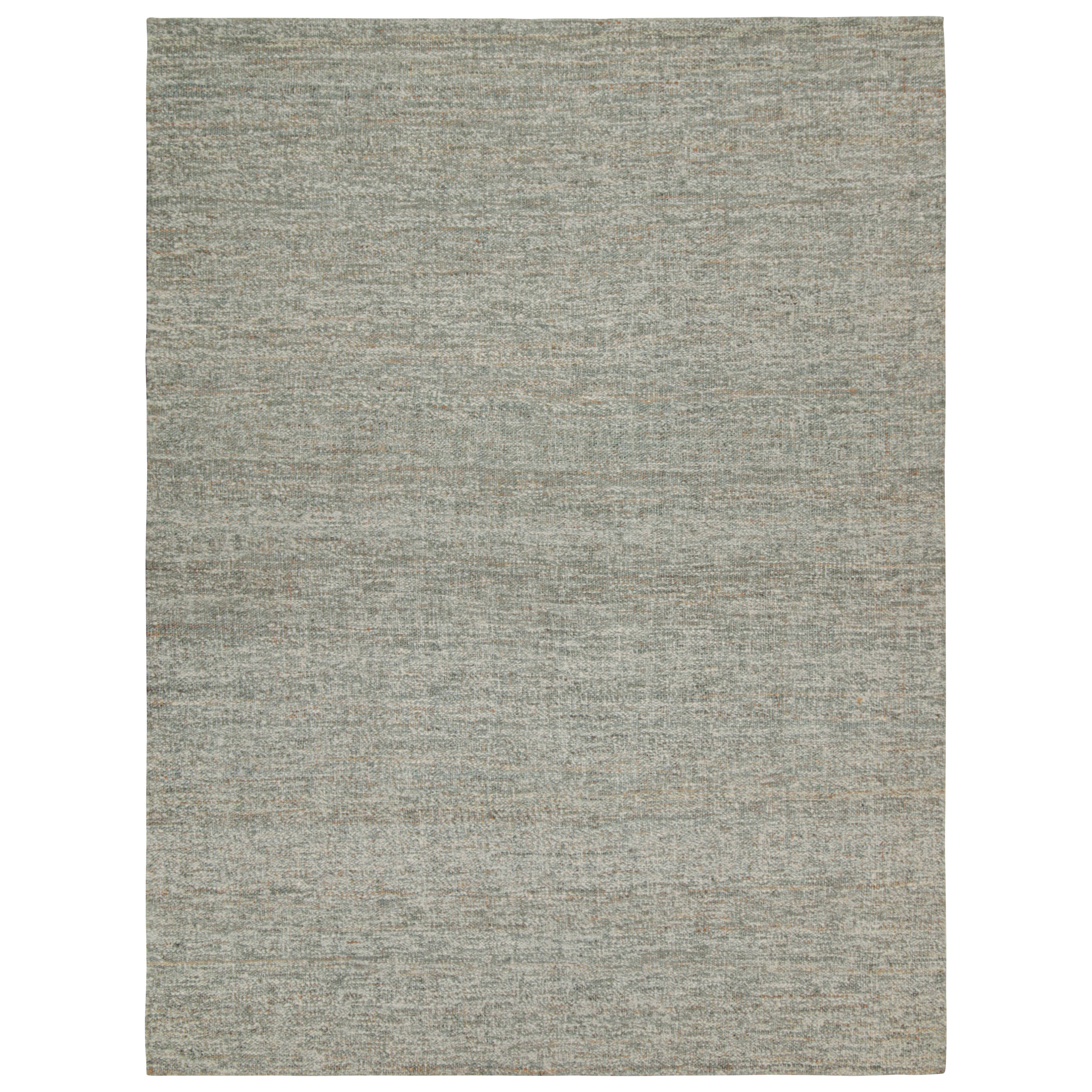 Rug & Kilim’s Modern Kilim Rug in Gray & White