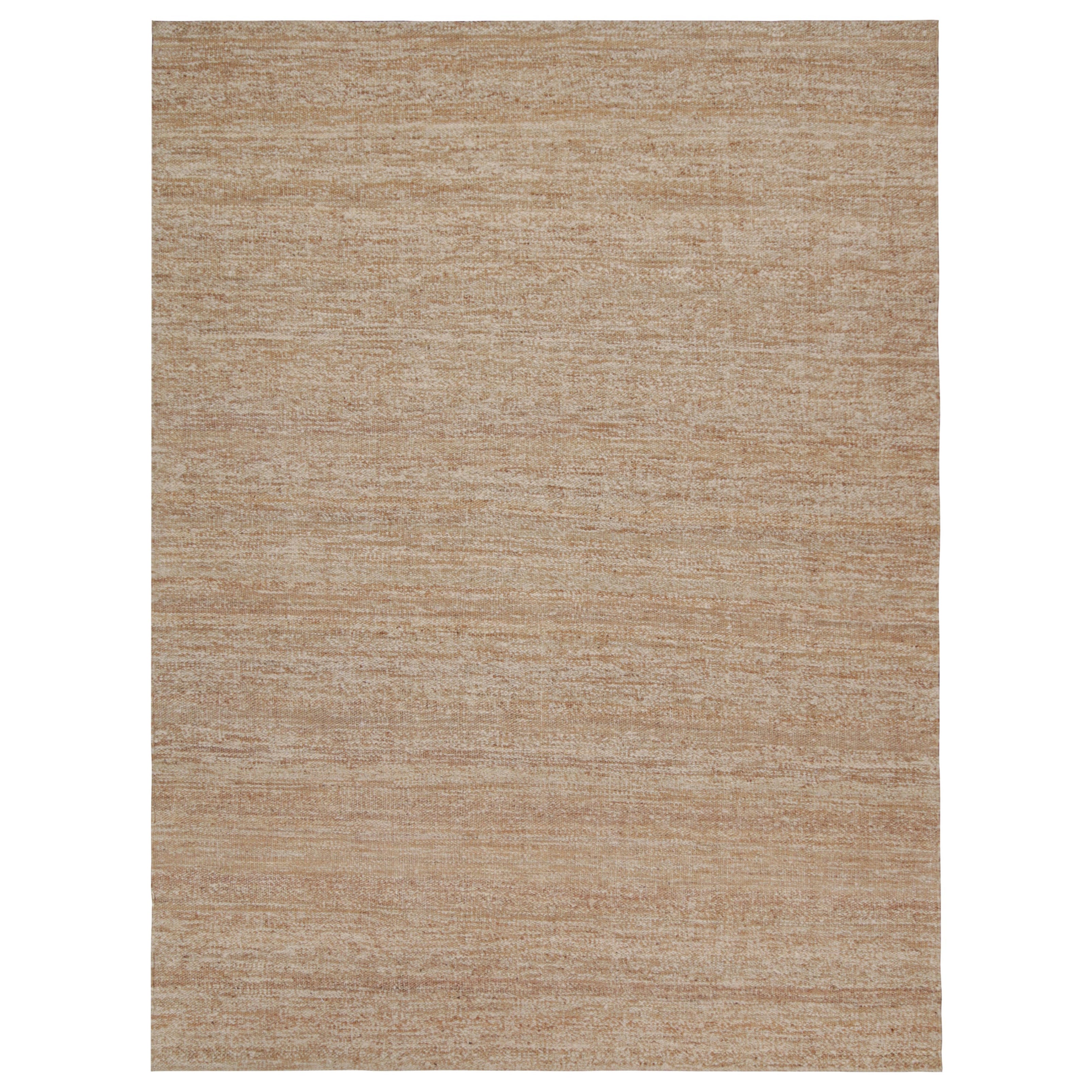 Rug & Kilim’s Modern Kilim Rug in Brown & White