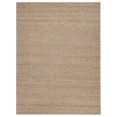 Rug & Kilim’s Modern Kilim Rug in Brown & White