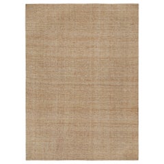 Rug & Kilim’s Contemporary Jute kilim in Beige-Brown