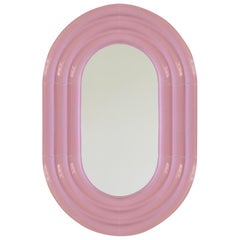 Contemporary Ceramic Mirror 'Elo' by Pani Jurek, 60-90 Pink